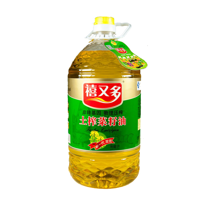 禧又多土榨菜籽油4L