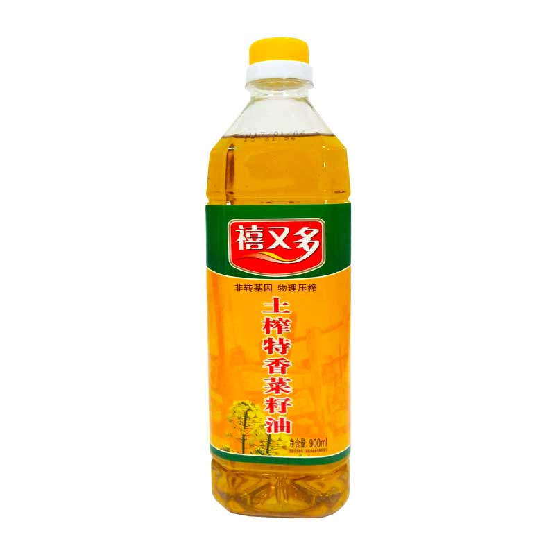 禧又多土榨特香菜籽油900ml