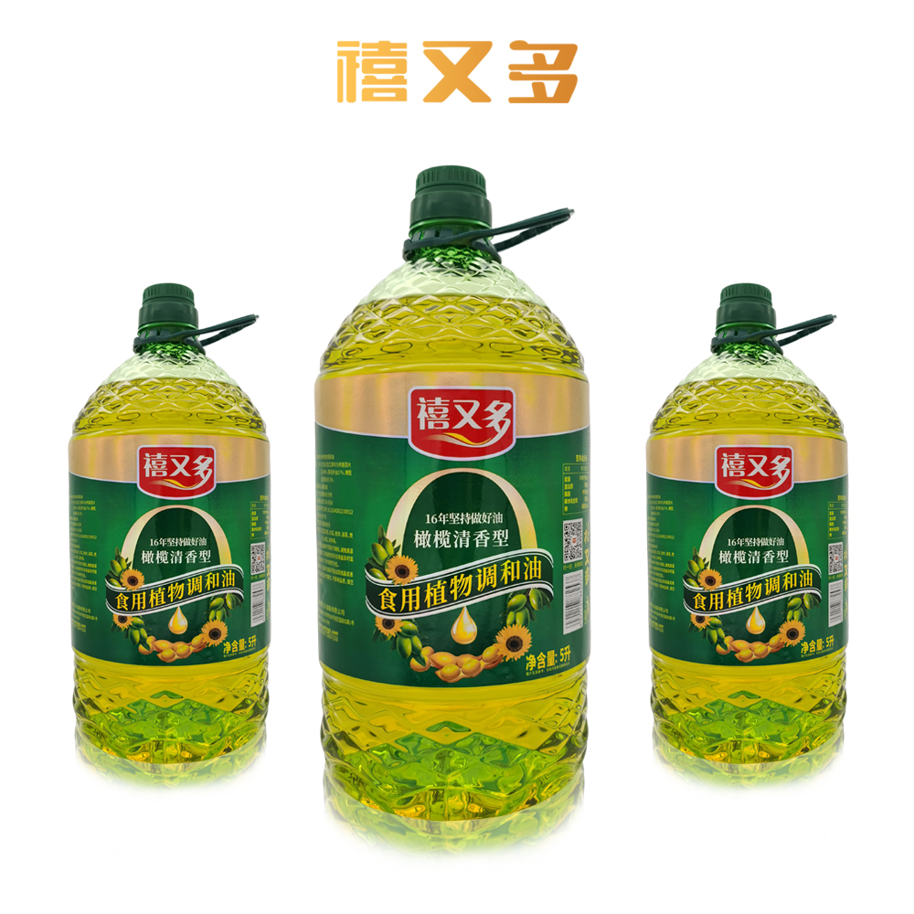 禧又多橄榄清香型食用植物调和油（特卖）  5L