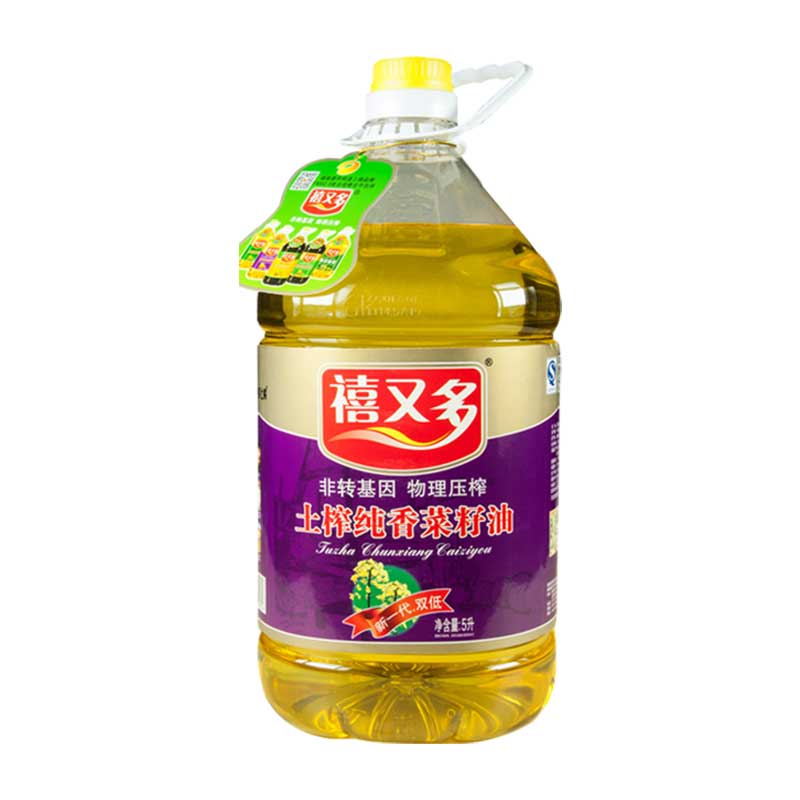 禧又多土榨纯香菜籽油5L